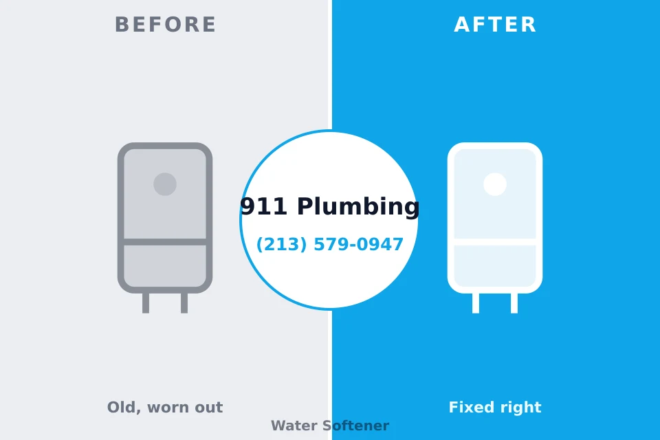 Before and after: plumbing repair Lincoln Park, NY